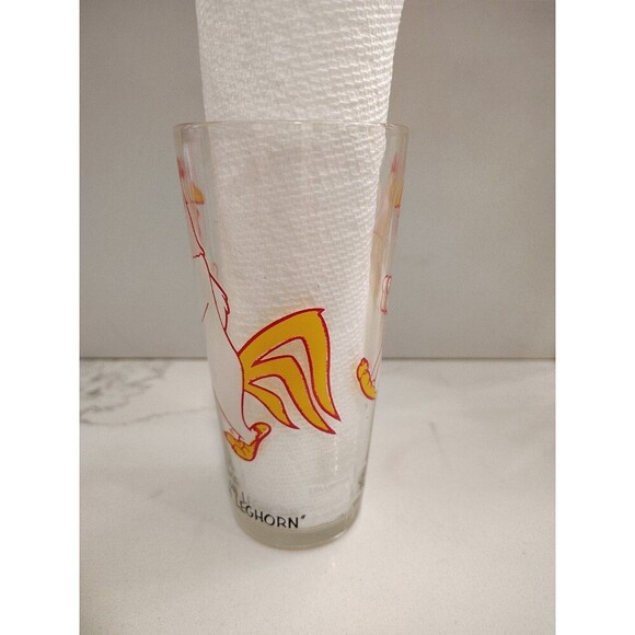 Vintage Foghorn Leghorn Glass Tumbler Pepsi Collector Series Cartoon Character - Picture 3 of 12